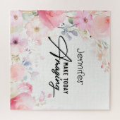 Puzzle inspirant aux fleurs colorées (Horizontal)