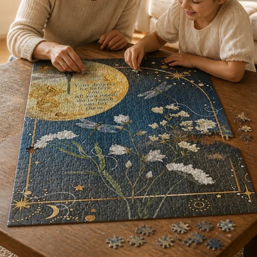 Puzzle inspirant de libellule de rêve