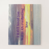 Puzzle Inspiration citations Bible Verse Christian Sunset (Vertical)