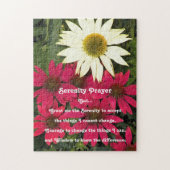 Puzzle Inspirationnel Serenity Prier Coneflowers Floral (Vertical)