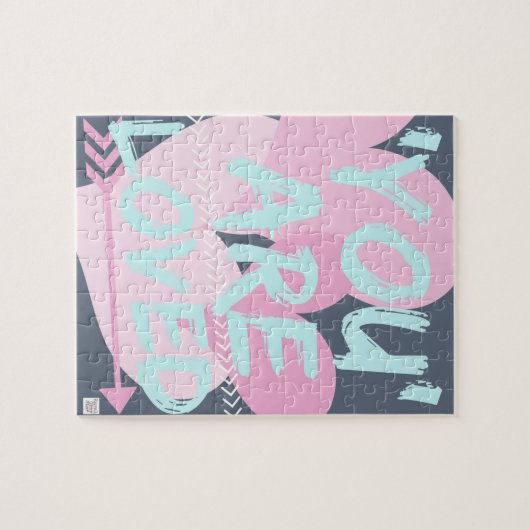 Puzzle inspiré de message. Cadeau mignon. Aimé (Horizontal)