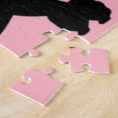Puzzle inspiré par la jupe de griffe rose des anné (Côté)