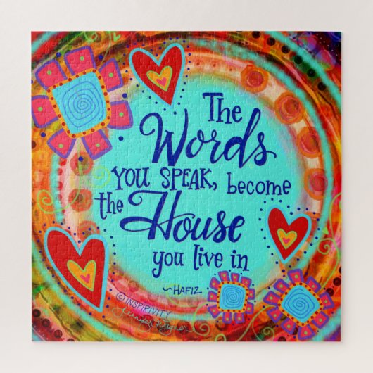 Puzzle Inspirer Plutôt Les Mots Que Vous Parlez Inspiriti (Vertical)