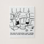 Puzzle Instructions pour la recette Cuisine suivie dans u (Vertical)