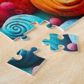 Puzzle Instruments aux couleurs de bonbons (Côté)