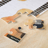 Puzzle Instruments de musique : aquarelle transparente (Côté)