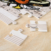 Puzzle Instruments de musique Rossini Feuille Arrière - p (Côté)