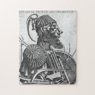 Puzzle Instruments de subsistance humaine, Arcimboldo