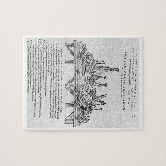 Puzzle Instruments pour les dissections, illustration de (Horizontal)