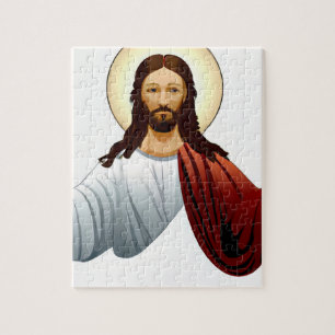 Puzzle Intelligence artificielle Art de Jésus avec bras d