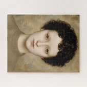 Puzzle Intelligence Délicate – Un Portrait d'Art Fin (Horizontal)