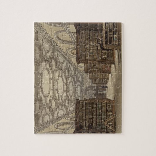 Puzzle Intérieur de la bibliothèque publique, Cambridge, (Vertical)