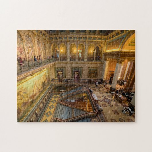 Puzzle Intérieur du Capitole de l'État de l'Iowa (Horizontal)