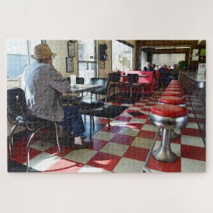 Puzzle Intérieur du dîner Valentine