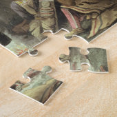 Puzzle Intérieur d'une tente indienne de Cree, le 25 mars (Côté)