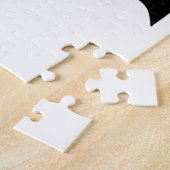 Puzzle Into Deep : Abstrait noir & blanc (Côté)