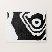 Puzzle Into Deep : Abstrait noir & blanc (Horizontal)