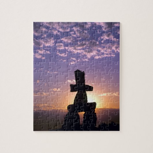 Puzzle Inukshuk Territoires du Nord-Ouest, Canada (Vertical)