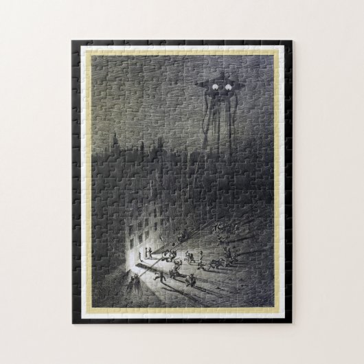Puzzle Invasion alien vintage guerre mondiale uffilm (Vertical)