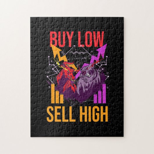 Puzzle Investisseur achète bas vend haut (Vertical)