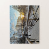 Puzzle "Invierno en bispingen" (Vertical)