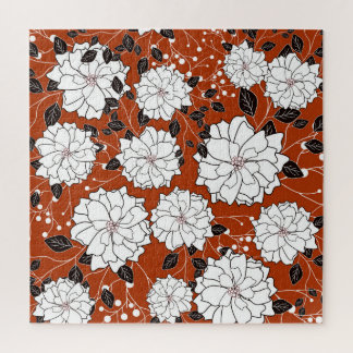 Puzzle Invitation florale : Mariage Abstrait