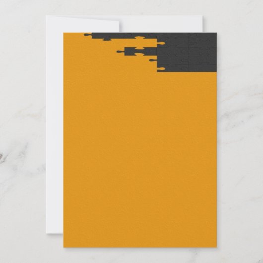 Puzzle Invitation Kaart (Voorkant)