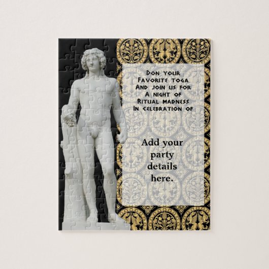 Puzzle Invitation noire chalcédonienne (Vertical)