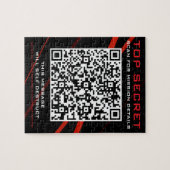 Puzzle Invitation Spy Party (Horizontal)