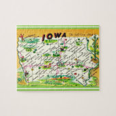 Puzzle Iowa Map (Horizontal)