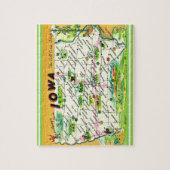 Puzzle Iowa Map (Vertical)