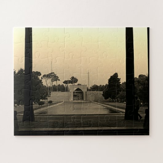 Puzzle Iran Ispahan palais chehel sotun 1970 (Horizontal)