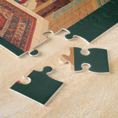 Puzzle Iran Skyline Illustration Travel Art Vintage (Côté)