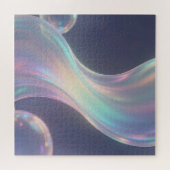 Puzzle Iridescent Abstract Bubble Flow (Horizontal)