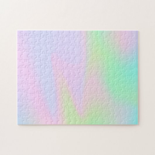 Puzzle Iridescent Holographie Pastel Unicorn Rainbow (Horizontal)