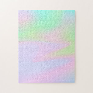 Puzzle Iridescent Holographie Pastel Unicorn Rainbow