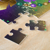 Puzzle Iridescente mardi gras arrière - plan avec perles (Côté)
