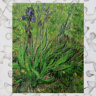 Puzzle Iris de Vincent van Gogh, Vintage Garden Flowers