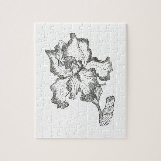 Puzzle Iris Élégant (Vertical)