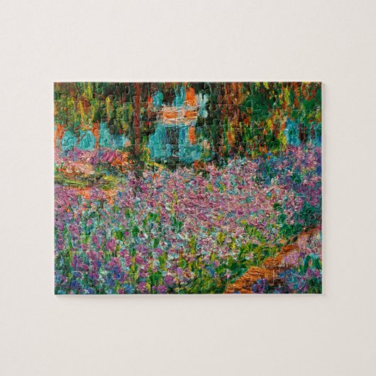 Puzzle Iris Jardin Monet Giverny fleurs (Horizontal)