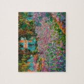 Puzzle Iris Jardin Monet Giverny fleurs (Vertical)