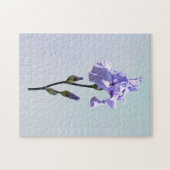 Puzzle Iris lavande et bourgeons (Horizontal)