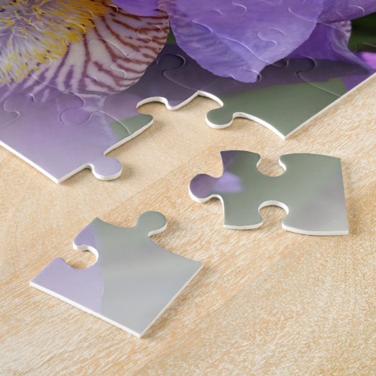 Puzzle iris pourpre (Côté)