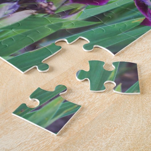 Puzzle Iris pourpres (Côté)