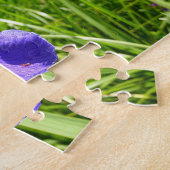 Puzzle Iris sauvage et paysage d'Alaska (Côté)