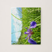 Puzzle Iris sauvage et paysage d'Alaska (Vertical)
