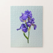 Puzzle Iris triple violet (Vertical)