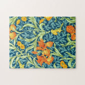 Puzzle Iris, un motif de William Morris, (Horizontal)