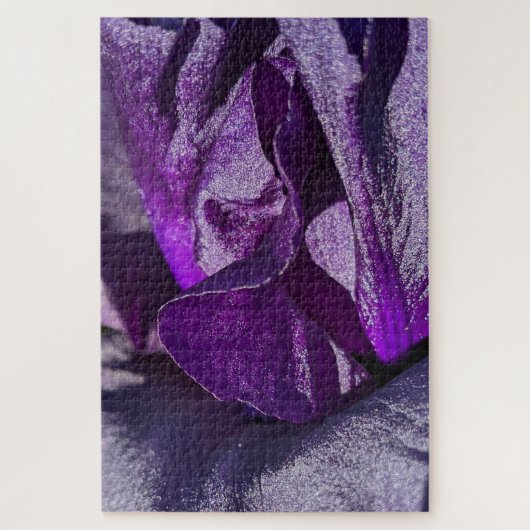 Puzzle Iris velours violet (Vertical)