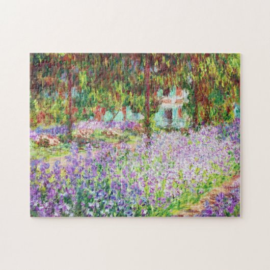 Puzzle Irises dans le jardin de Monet Claude Monet (Horizontal)
